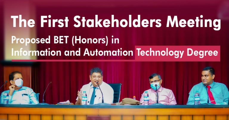 BET (Honors) in Information and Automation Technology Degree for the Technology