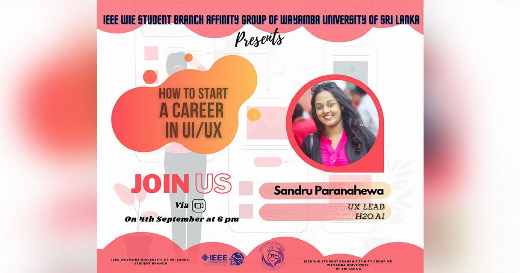 How to start a career in UI/UX – Wayamba University of Sri Lanka